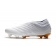 adidas Predator 19+ FG Botas y Zapatillas de Fútbol - Blanco Oro