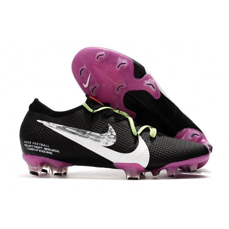 Nike Mercurial Vapor XIII 360 Elite FG Botas de Fútbol Negro Violeta Blanco