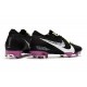 Nike Mercurial Vapor XIII 360 Elite FG Botas de Fútbol Negro Violeta Blanco