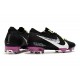 Nike Mercurial Vapor XIII 360 Elite FG Botas de Fútbol Negro Violeta Blanco