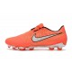 Zapatos de Futbol Nike Phantom Venom Elite FG Mango Brillante/Blanco