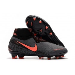 Zapatillas Nike Phantom Vsn Elite Df Fg Gris Oscuro/Mango Brillante/Negro