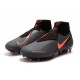 Zapatillas Nike Phantom Vsn Elite Df Fg Gris Oscuro/Mango Brillante/Negro