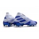 Tacos de Futbol adidas Nemeziz 19+ FG Blanco Azul
