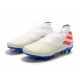 Tacos de Futbol adidas Nemeziz 19+ FG Blanco Naranja