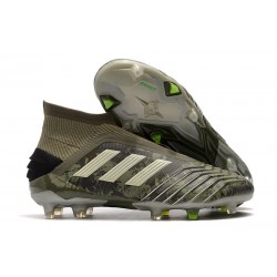 adidas Predator 19+ FG Botas y Zapatillas de Fútbol - Verde Arena