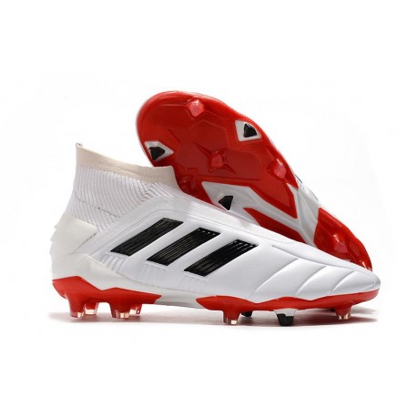 adidas Predator Mania 19+FG ADV Botas y Zapatillas de Fútbol -Blanco