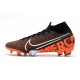 Nike Tacos de Futbol Mercurial Superfly 7 Elite FG Negro Blanco Hyper Crimson