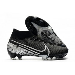 Nike Tacos de Futbol Mercurial Superfly 7 Elite FG Negro Gris