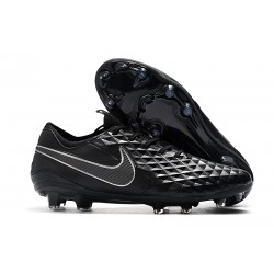 Tacón de Fútbol Nike Tiempo Legend VIII Elite FG Negro