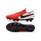 Tacón de Fútbol Nike Tiempo Legend VIII Elite FG Rojo Blanco Negro