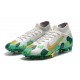 Nike Mbappe Mercurial Superfly 7 Elite FG Gris Dorado Metalizado Verde