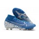 Nike Zapatillas de Futbol Mercurial Superfly VII Elite AG Azul Blanco