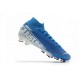 Nike Zapatillas de Futbol Mercurial Superfly VII Elite AG Azul Blanco