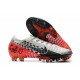 Nike Mercurial Vapor 13 Elite AG-PRO Neymar Cromado Negro Rojo Platino