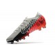 Nike Mercurial Vapor 13 Elite AG-PRO Neymar Cromado Negro Rojo Platino