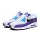 Nike Zapatillas Air Max 90 Blanco Violeta Azul