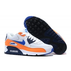 Nike Zapatillas Air Max 90 Blanco Naranja Azul