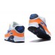 Nike Zapatillas Air Max 90 Blanco Naranja Azul