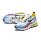 Nike Air Max 270 React Blanco Azul Amarillo