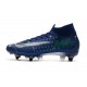 Nike Mercurial Superfly VII Elite SG-Pro Azul Amarillo Fluorescente Blanco