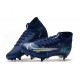 Nike Mercurial Superfly VII Elite SG-Pro Azul Amarillo Fluorescente Blanco