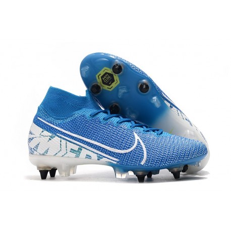 Nike Mercurial Superfly VII Elite SG-Pro New Lights Azul Blanco