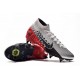 Nike Mercurial Superfly VII Elite SG-Pro Neymar Cromado Negro Rojo Platino