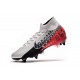 Nike Mercurial Superfly VII Elite SG-Pro Neymar Cromado Negro Rojo Platino