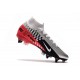 Nike Mercurial Superfly VII Elite SG-Pro Neymar Cromado Negro Rojo Platino