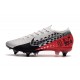 Nike Mercurial Vapor 13 Elite SG-Pro Anti-Clog Neymar Cromado Negro Rojo Platino