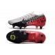 Nike Mercurial Vapor 13 Elite SG-Pro Anti-Clog Neymar Cromado Negro Rojo Platino