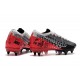 Nike Mercurial Vapor 13 Elite SG-Pro Anti-Clog Neymar Cromado Negro Rojo Platino