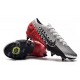 Nike Mercurial Vapor 13 Elite SG-Pro Anti-Clog Neymar Cromado Negro Rojo Platino