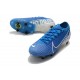 Nike Mercurial Vapor 13 Elite SG-Pro Anti-Clog New Lights Azul Blanco