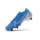 Nike Mercurial Vapor 13 Elite SG-Pro Anti-Clog New Lights Azul Blanco