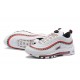 Nike Sneaker Air Max 97 Blanco Rojo