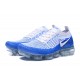 Nuevo Zapatillas Nike Air Vapormax Flyknit 2 Azul Blanco