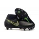 Nike Phantom Vision Elite DF SG-PRO AC Negro Amarillo Fluorescente