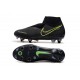 Nike Phantom Vision Elite DF SG-PRO AC Negro Amarillo Fluorescente