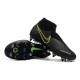 Nike Phantom Vision Elite DF SG-PRO AC Negro Amarillo Fluorescente