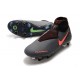 Nike Phantom Vision Elite DF SG-PRO AC Gris Oscuro Mango Brillante Negro