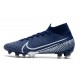 Nike Tacos de Futbol Mercurial Superfly 7 Elite FG Azul Blanco