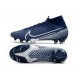 Nike Tacos de Futbol Mercurial Superfly 7 Elite FG Azul Blanco