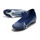 Nike Tacos de Futbol Mercurial Superfly 7 Elite FG Azul Blanco