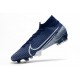 Nike Tacos de Futbol Mercurial Superfly 7 Elite FG Azul Blanco