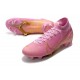 Nike Tacos de Futbol Mercurial Superfly 7 Elite FG Rosa Blanco