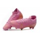 Nike Tacos de Futbol Mercurial Superfly 7 Elite FG Rosa Blanco