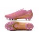 Nike Mercurial Vapor 13 Elite FG ACC Hombre Rosa Oro