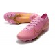 Nike Mercurial Vapor 13 Elite FG ACC Hombre Rosa Oro